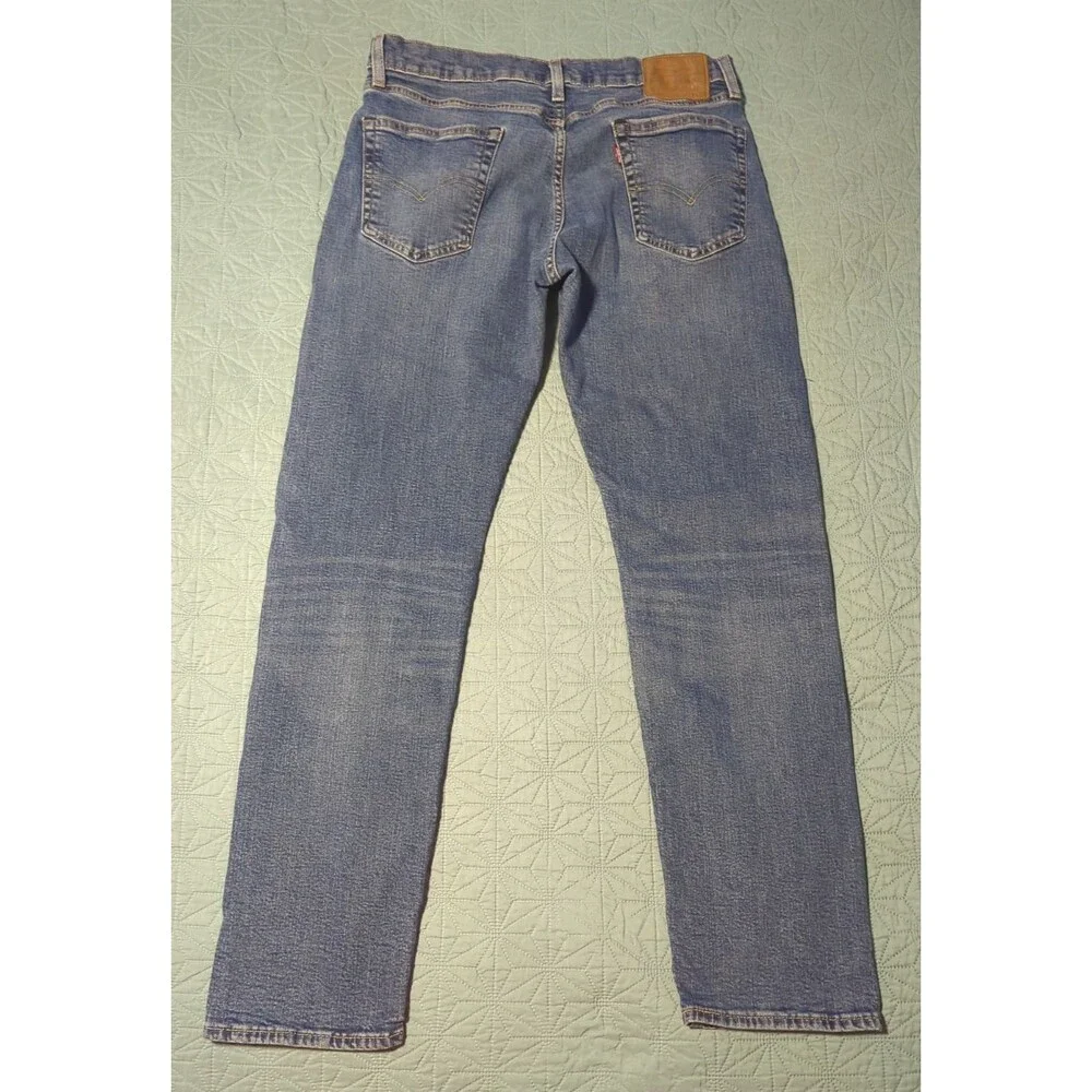 Levi's Premium 502 Big E Regular Taper Fit Jeans Mens 33x34 Stonewashed Zip Fly